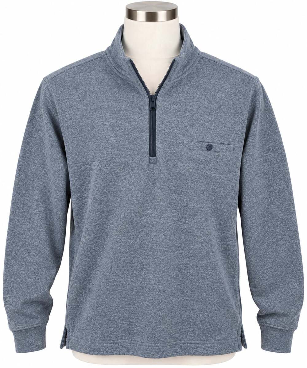 Johnnie-O Castro 1/4 Zip Pullover Size Large Sport Navy
